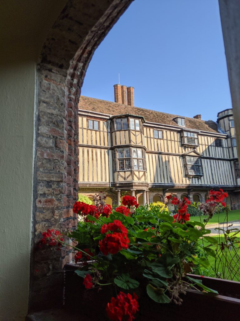 Cloister Court - through the cloisters